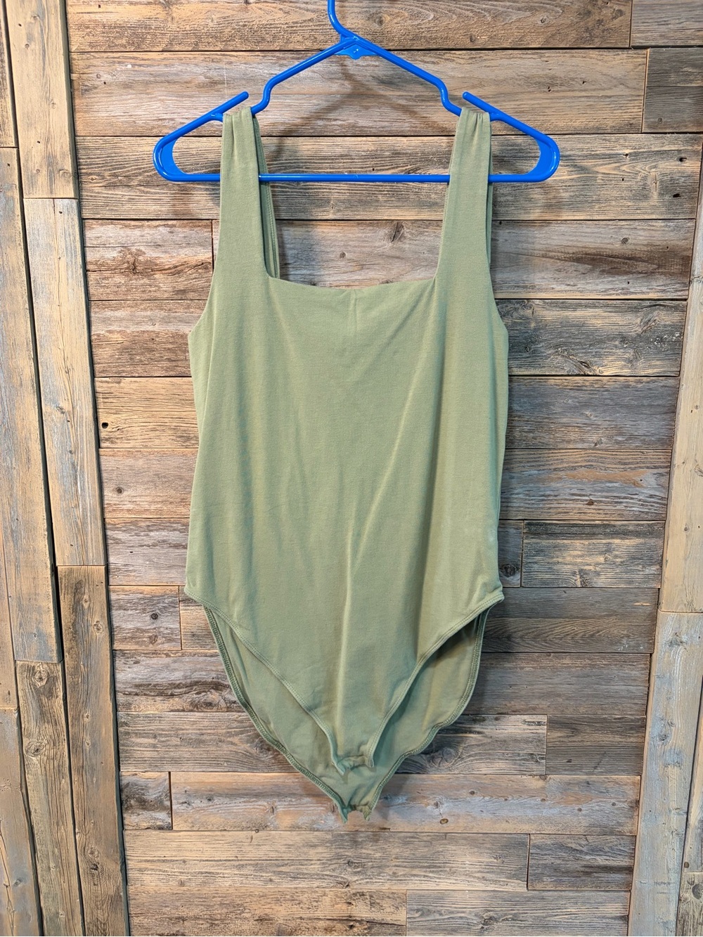 Old Navy Olive Green Square Neck Bodysuit* - size L